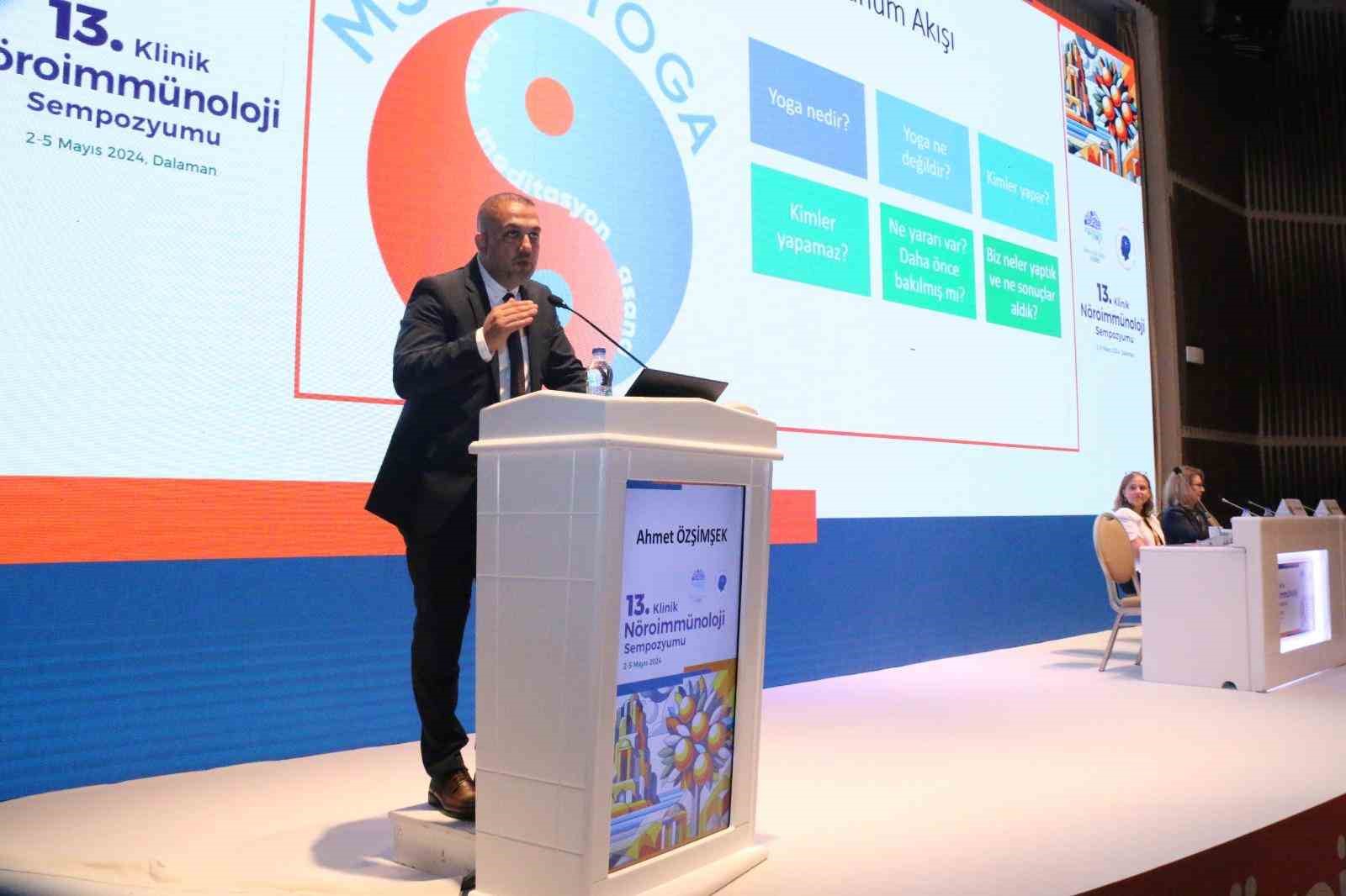 Doç. Dr. Ahmet Özşimşek: "Yoga eğitiminin, MS hastalarının üzerinde solunum fonksiyon kapasitelerini geliştirdiğini ispatladık"