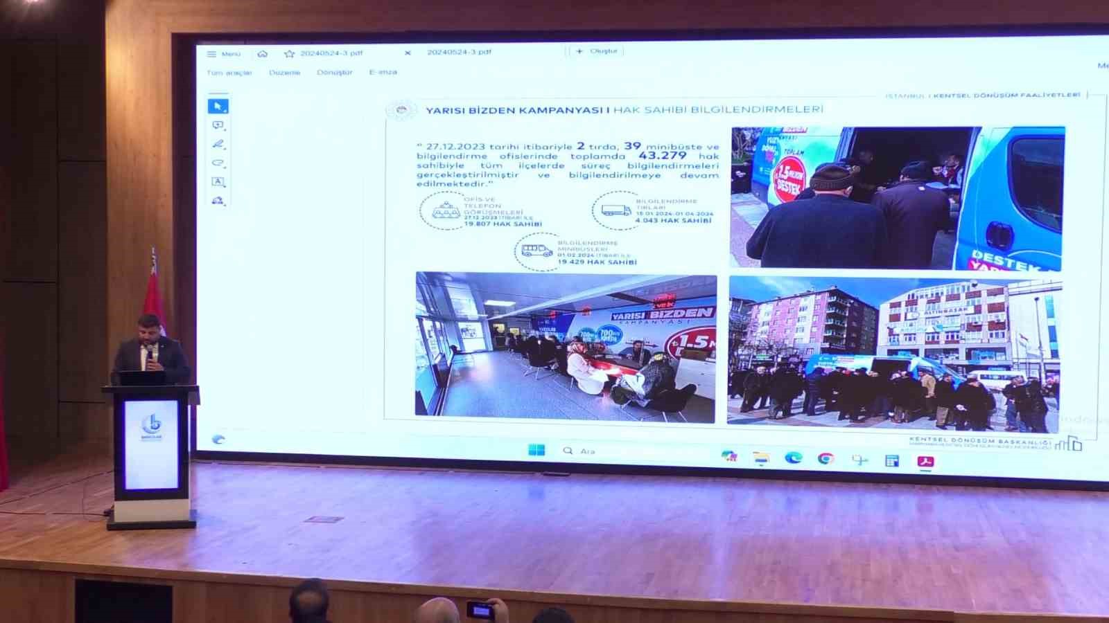 Bağcılar’da kentsel dönüşüm zirvesi programı yapıldı