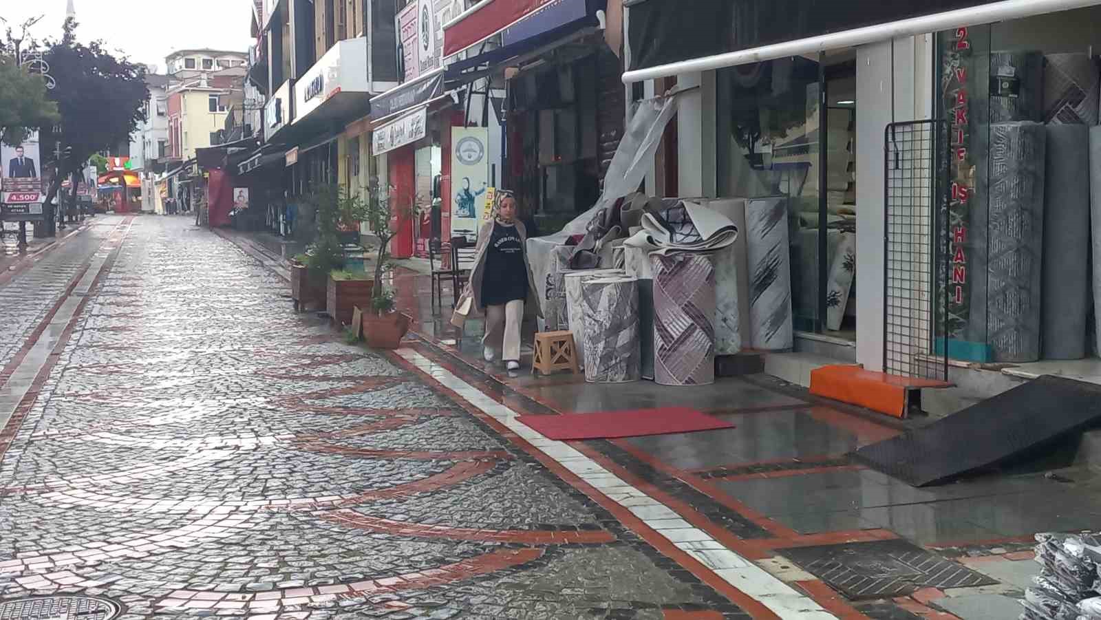 Edirne&rsquo;de yaz yağmuru
