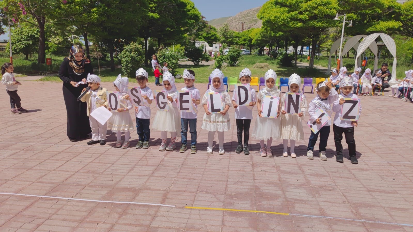 4-6 yaş Kur&rsquo;an kursu &ouml;ğrencilerinden Filistin hassasiyeti
