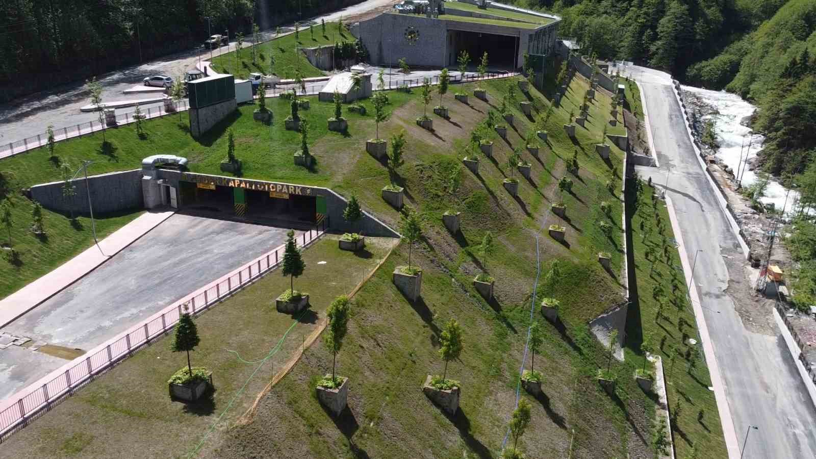 Ayder’in çevreci otoparkı hizmete girdi
