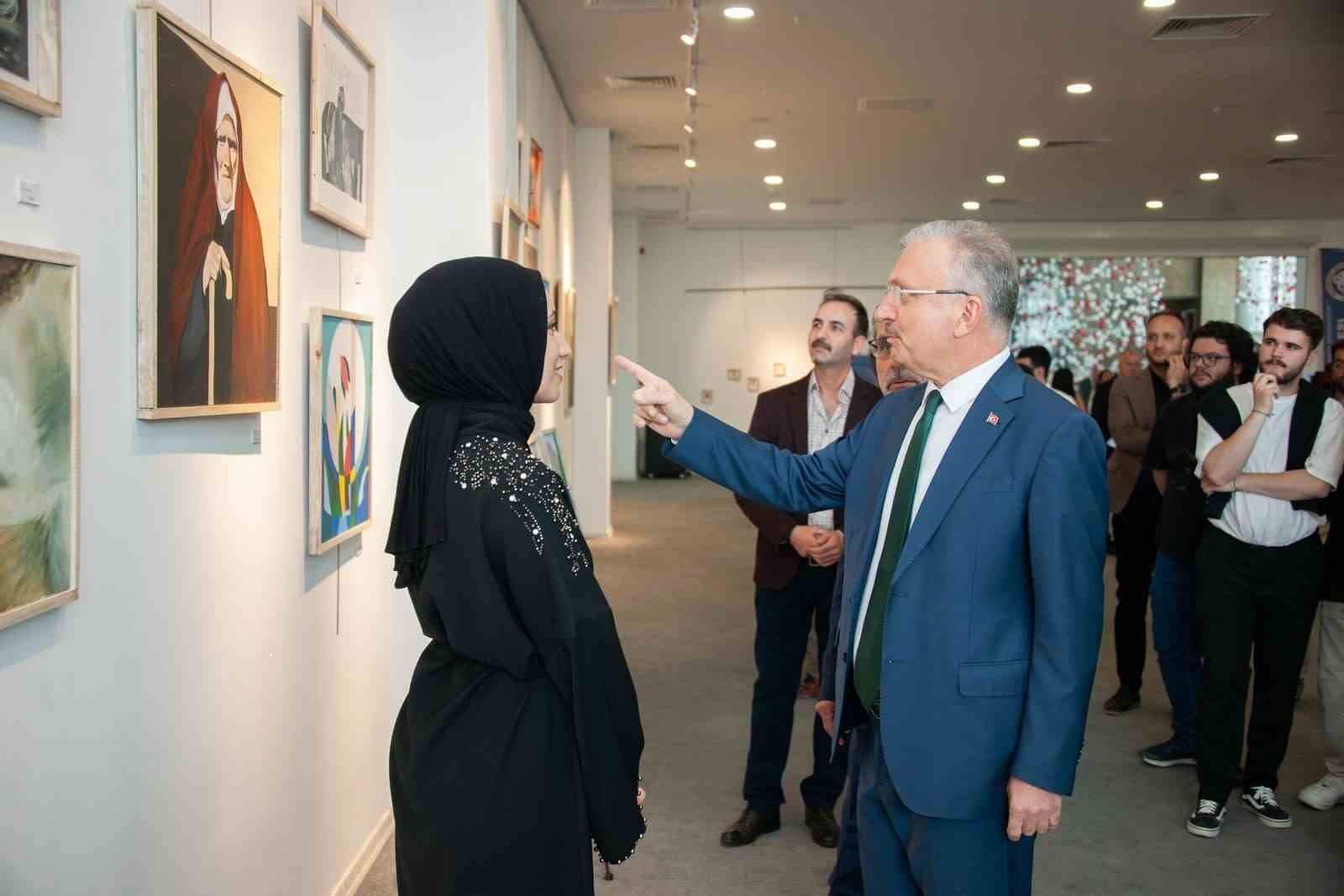 &ldquo;2024 Mezunları Resim Sergisi&rdquo; a&ccedil;ıldı
