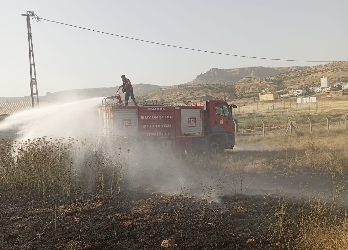 Mardin'de ormanlık alanda çıkan yangın söndürüldü İhlas Haber Ajansı