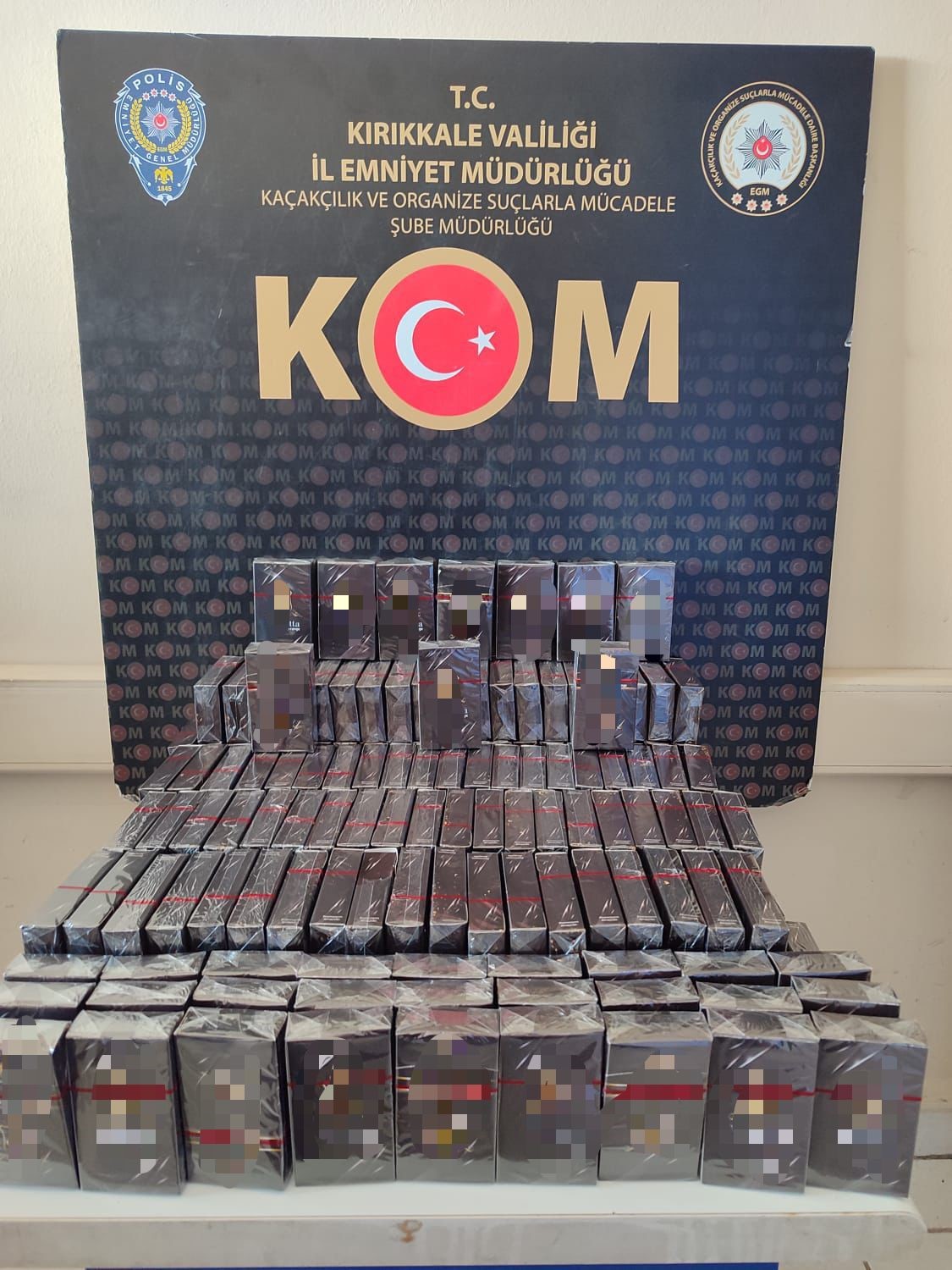 Kırıkkale'de kaçak 219 paket sigara, 7 adet cep telefonu ele geçirildi İhlas Haber Ajansı