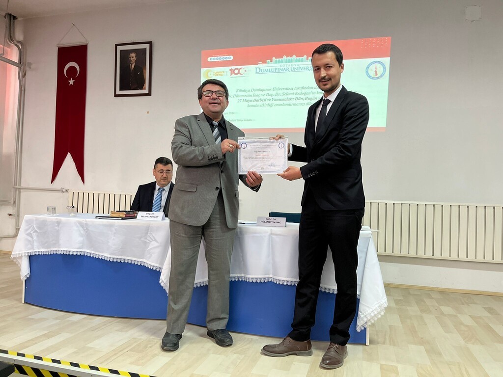 Hisarcık MYO&rsquo;da &ldquo;27 Mayıs Darbesi ve Yansımaları: D&uuml;n, Bug&uuml;n ve Yarın&rdquo; konulu konferans

