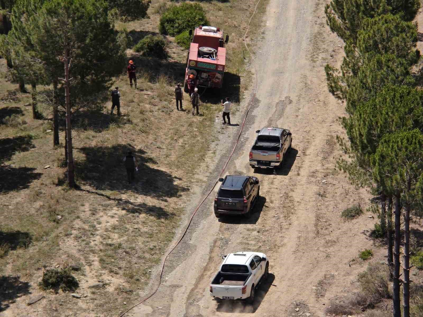 Adana&rsquo;da havadan ve karadan nefes kesen yangın tatbikatı

