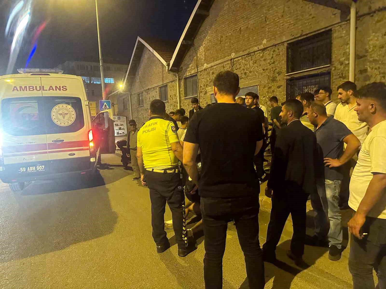 Motosiklet ile bisiklet &ccedil;arpıştı: 1 yaralı
