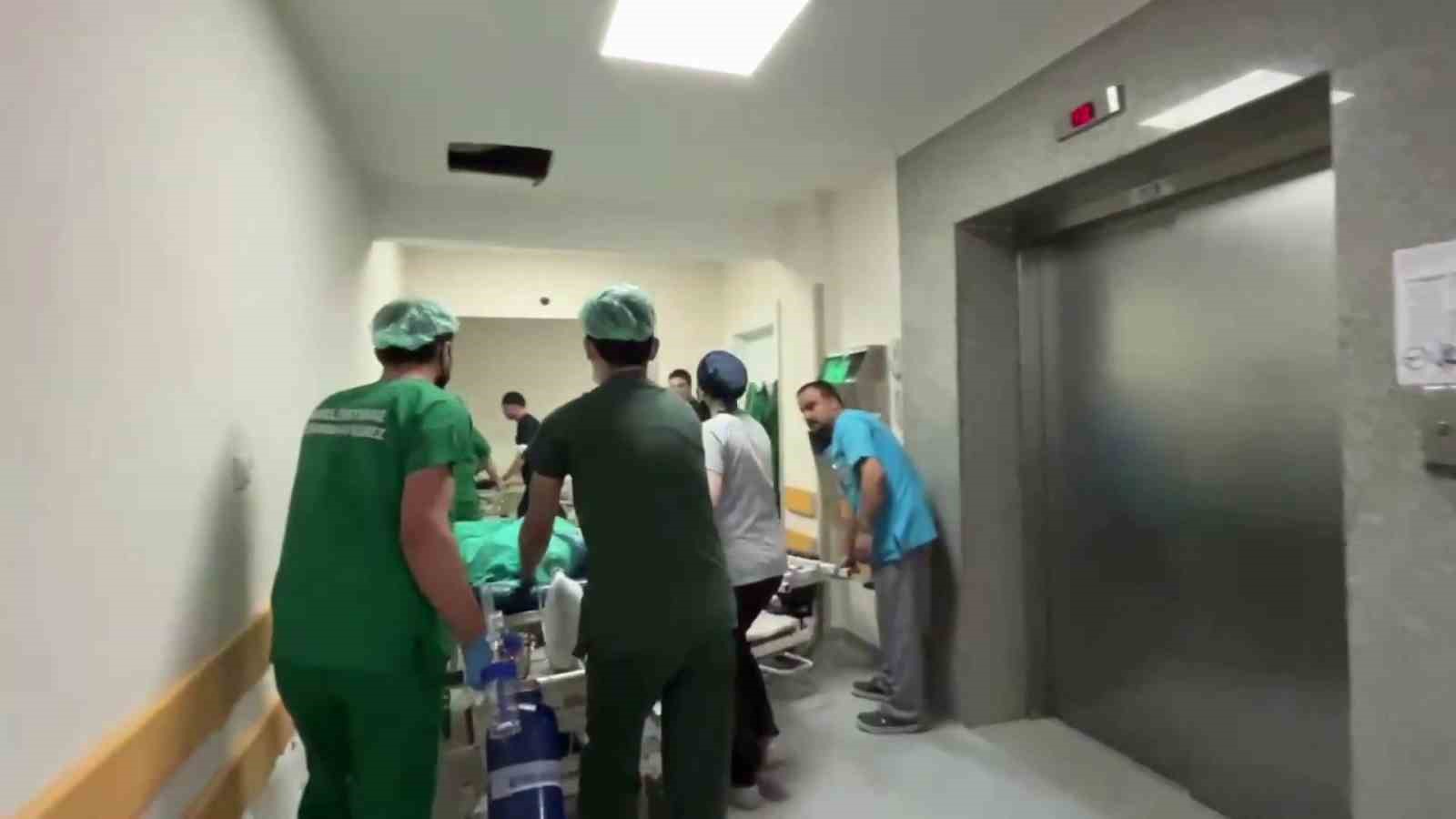 Ameliyathanede yangın çıktı, hastalar tahliye edildi