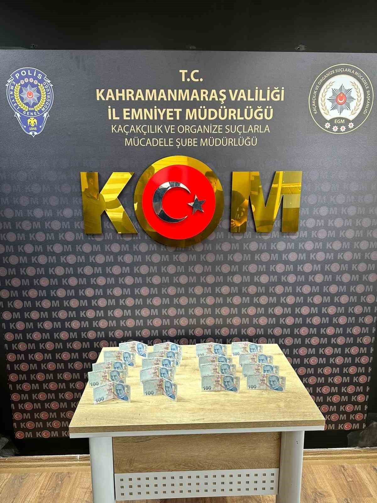 Kahramanmaraş&rsquo;ta sahte para operasyonu
