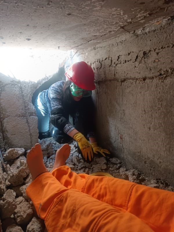 Kars AFAD&rsquo;tan arama ve kurtarma eğitimi
