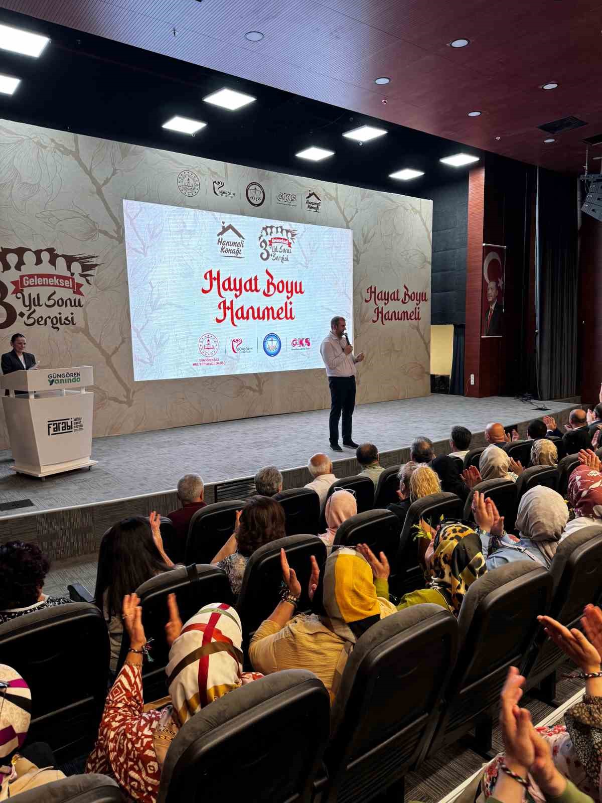 "Hayat Boyu &Ouml;ğrenme Hanımeli Sergisi" G&uuml;ng&ouml;ren&rsquo;de a&ccedil;ıldı
