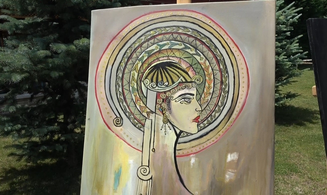 Ressam Dilek Kocaman&rsquo;dan "K&uuml;llerinden doğan renkler" konulu resim sergisi

