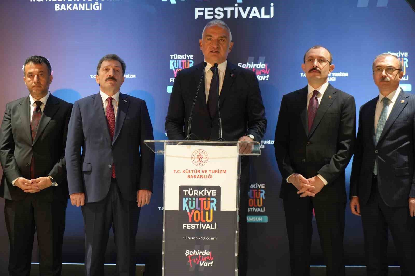 Samsun K&uuml;lt&uuml;r Yolu Festivali start aldı
