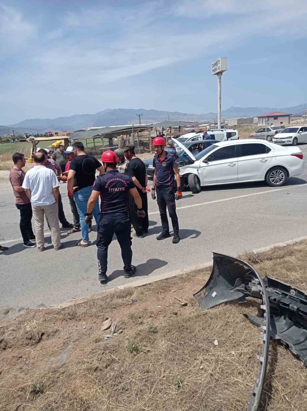 Kahramanmaraş’ta meydana gelen trafik kazasında bir kişi yaralandı 