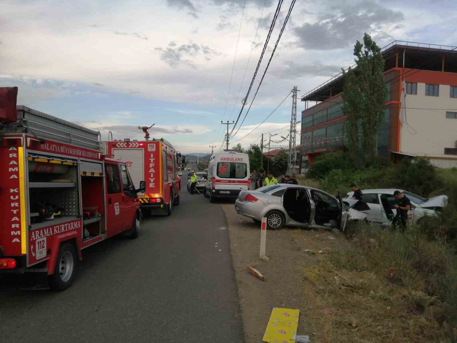 Malatya’da iki ayrı kaza: 8 yaralı
