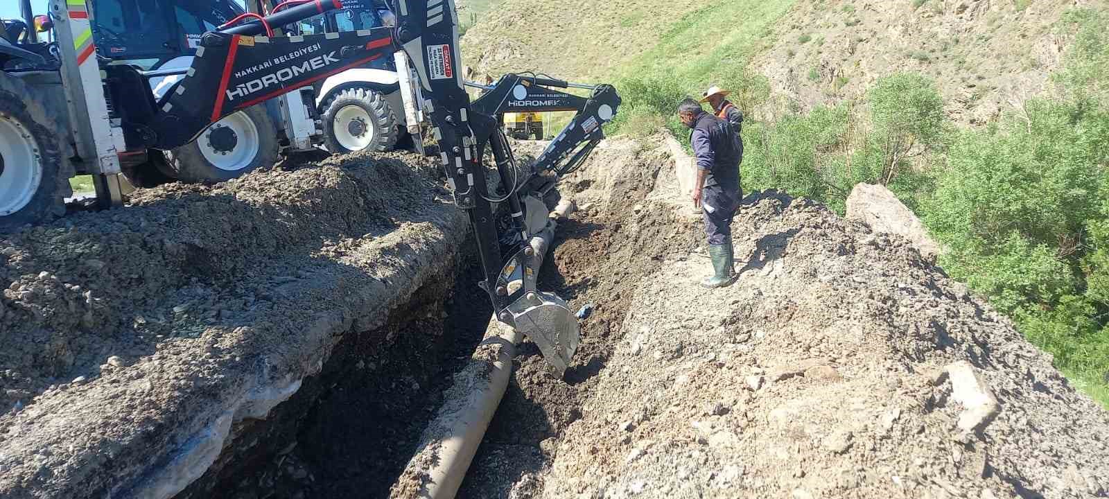 Hakkari&rsquo;deki i&ccedil;me suyu arızası giderildi

