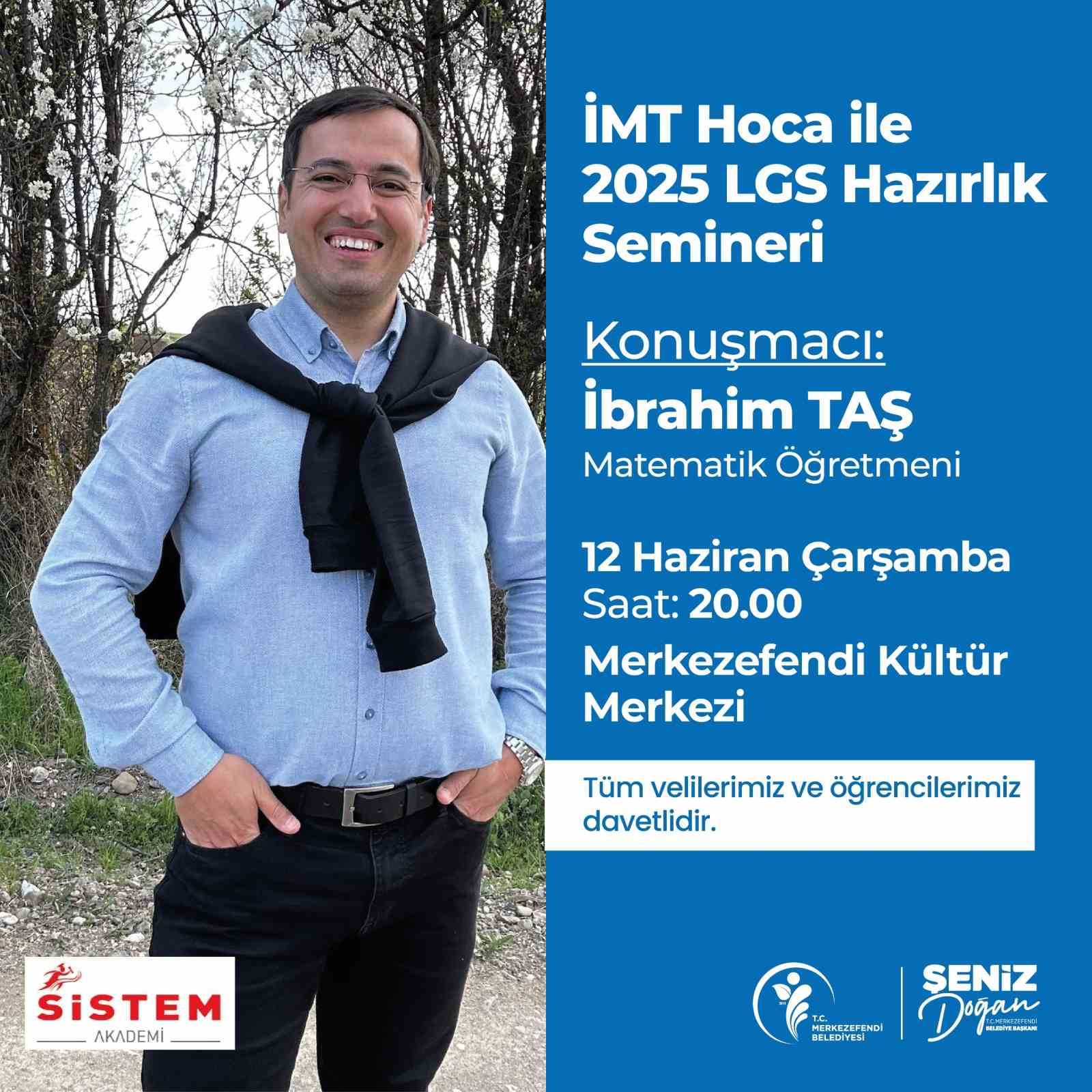 Merkezefendi Belediyesi&rsquo;nden  YGS sınava girecek &ouml;ğrencilere destek
