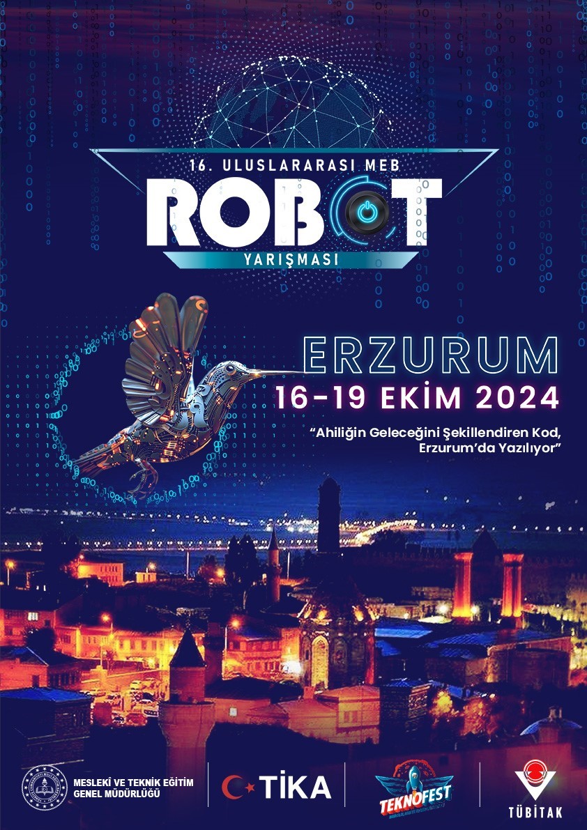 Uluslararası MEB Robot Yarışması Erzurum&rsquo;da

