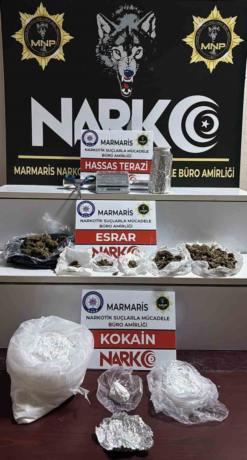 Muğla’da Narkotik operasyonlarında 6 tutuklama 