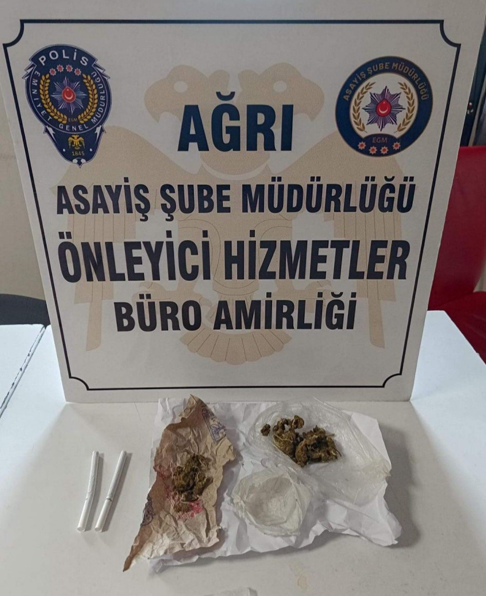 Ağrı'da uyuşturucu operasyonu İhlas Haber Ajansı