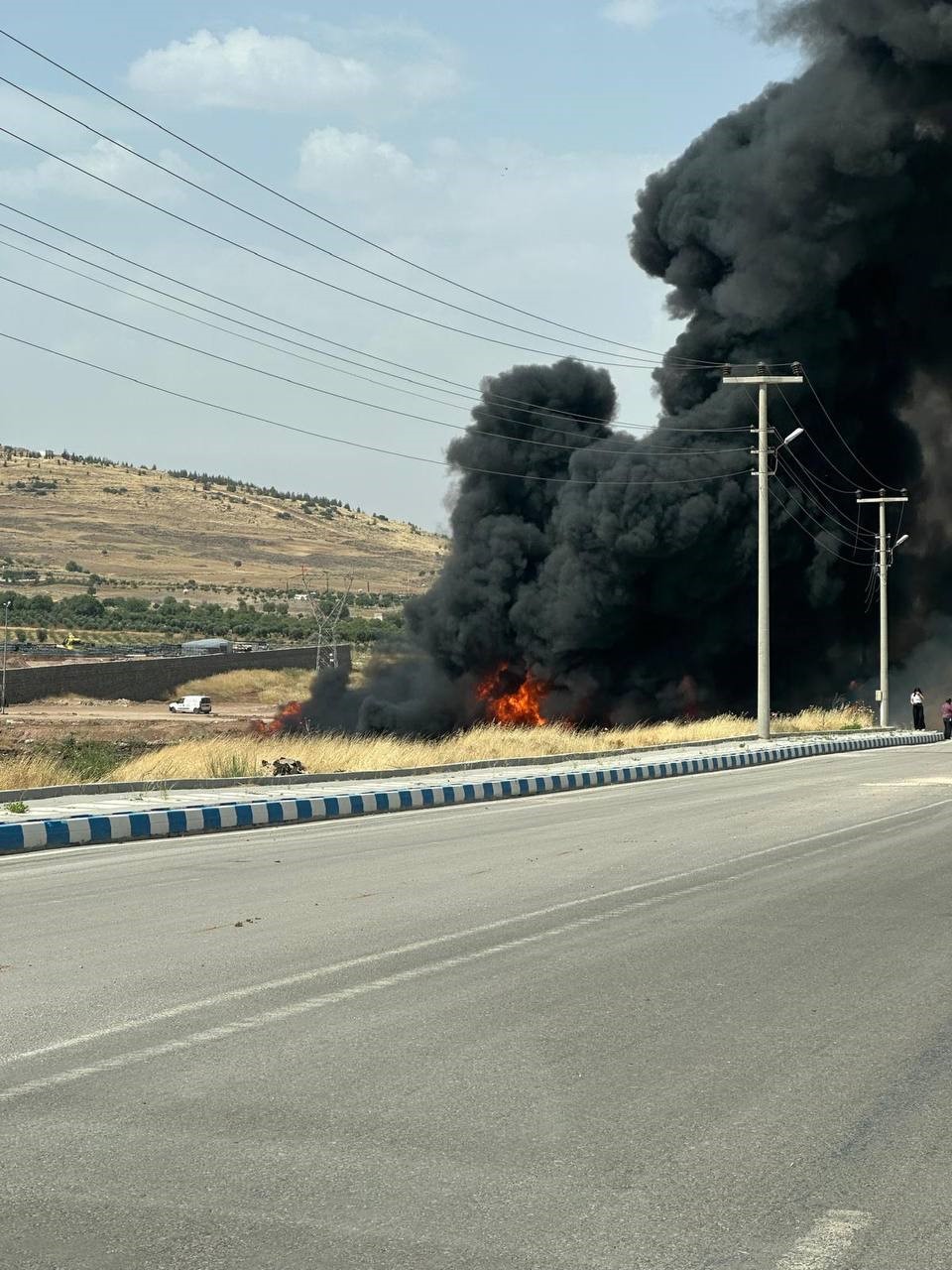 Kilis organize sanayi bölgesinde korkutan yangın
