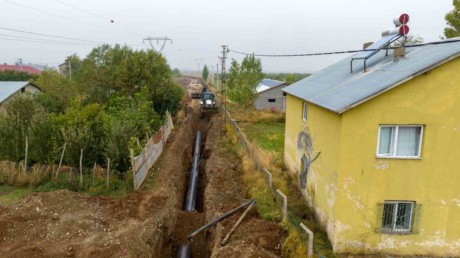 Muş’ta içme suyu isale hattı çalışmalarında sona gelindi