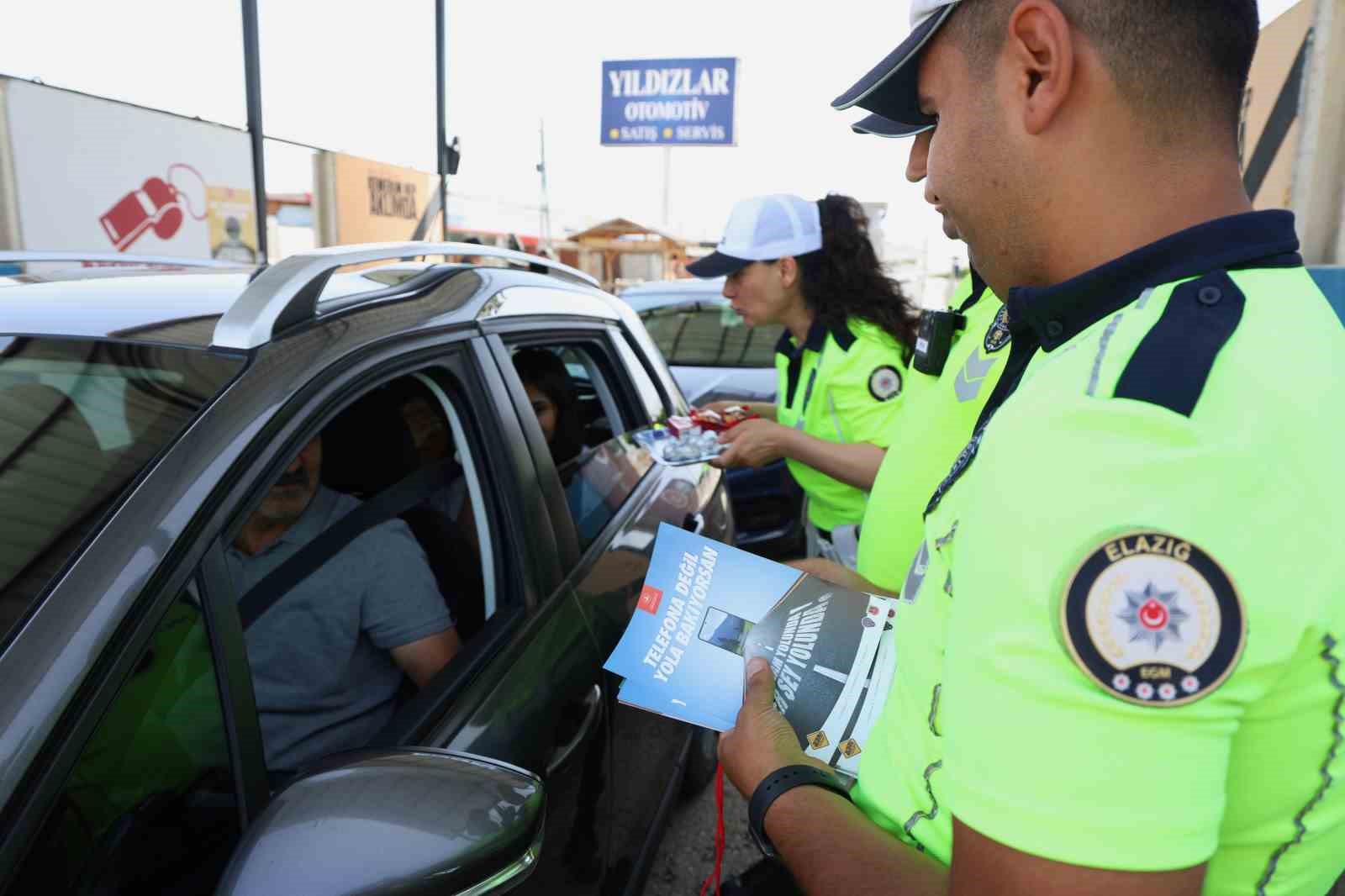 Elazığ’da ‘Yolun sonu bayram olsun’ mottosuyla denetim