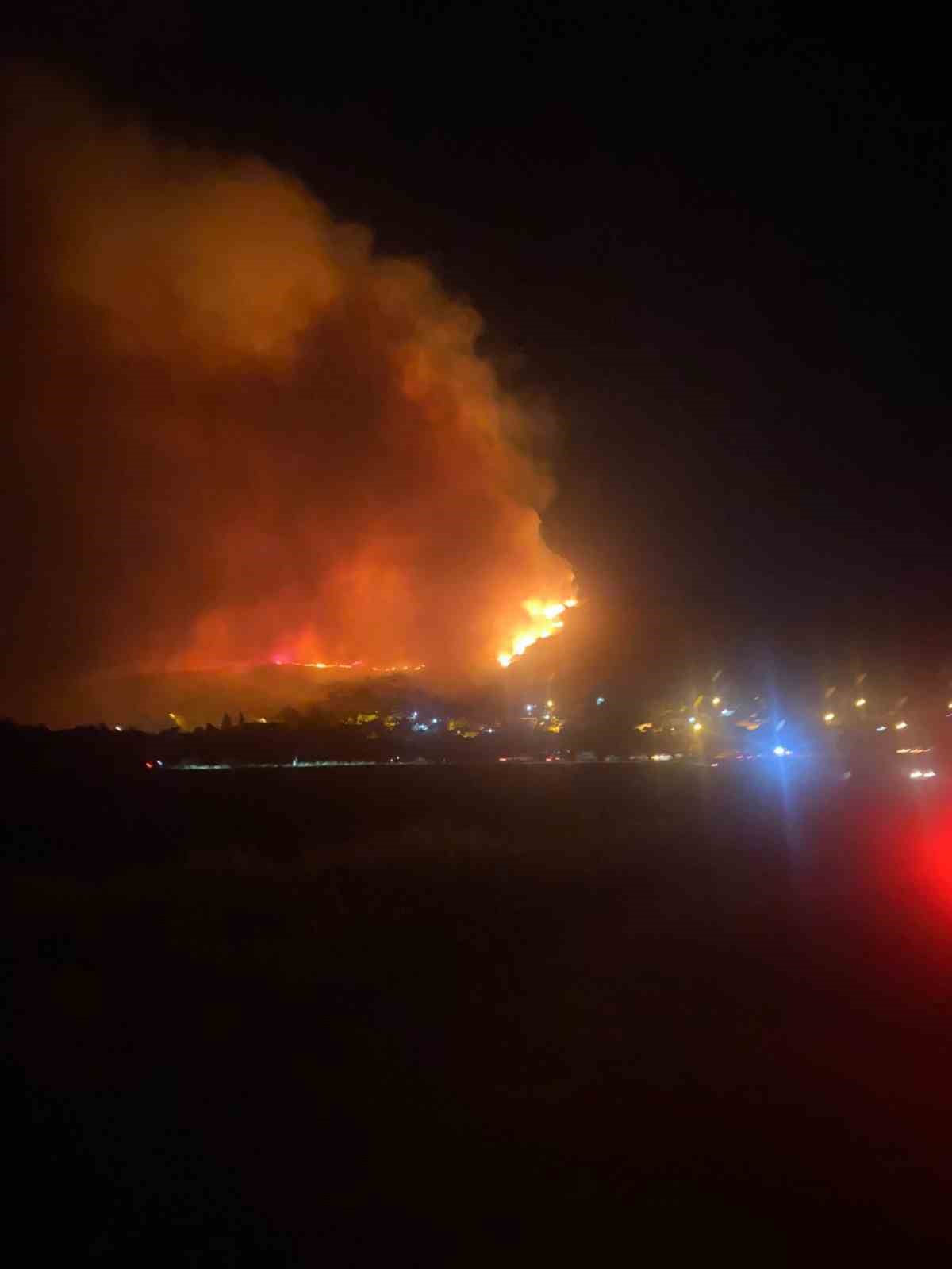 Bayındır&rsquo;da korkutan yangın
