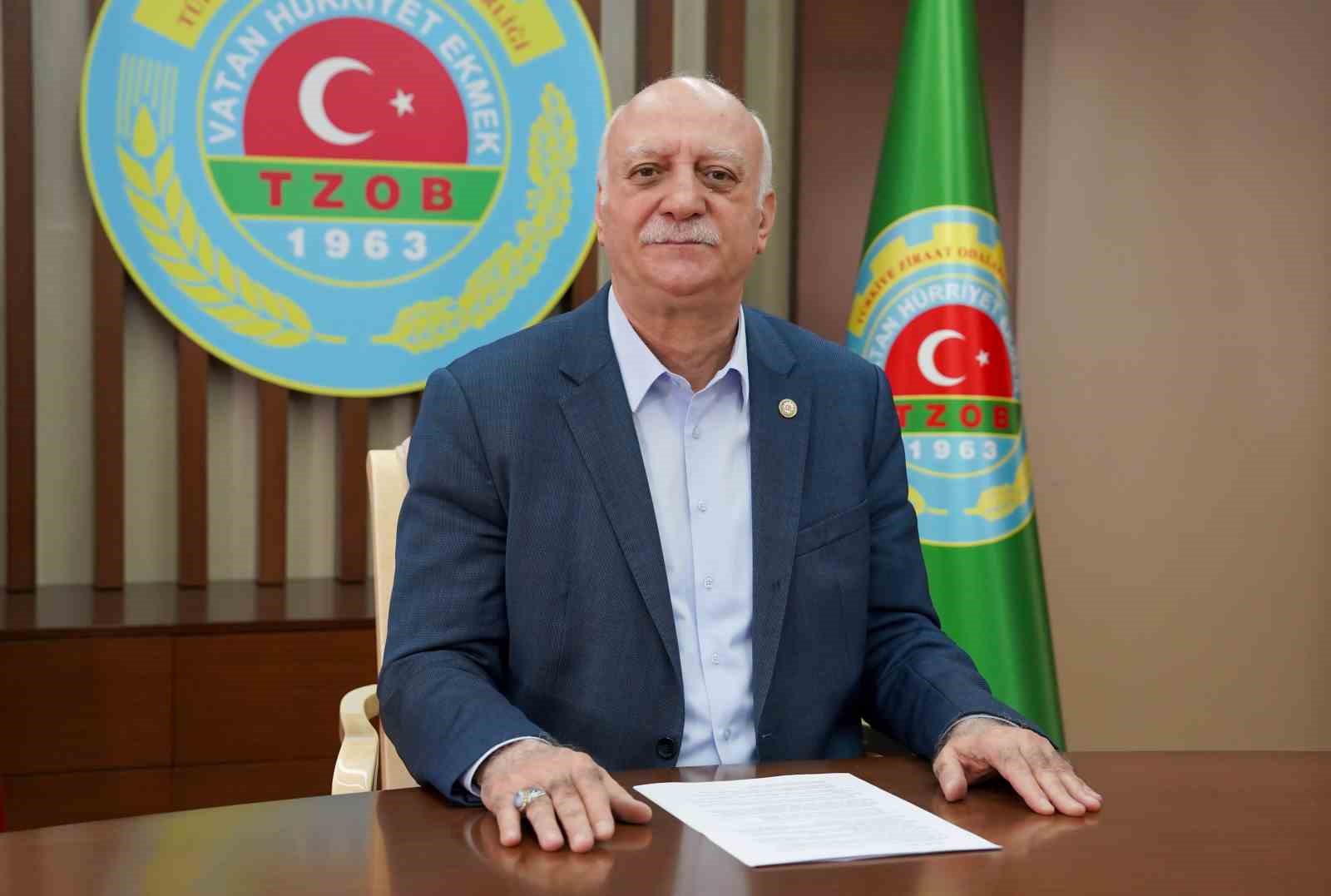 TZOB Başkanı Bayraktar: "Son 20 yılda 2,6 milyon hektar tarım arazisini kaybettik"