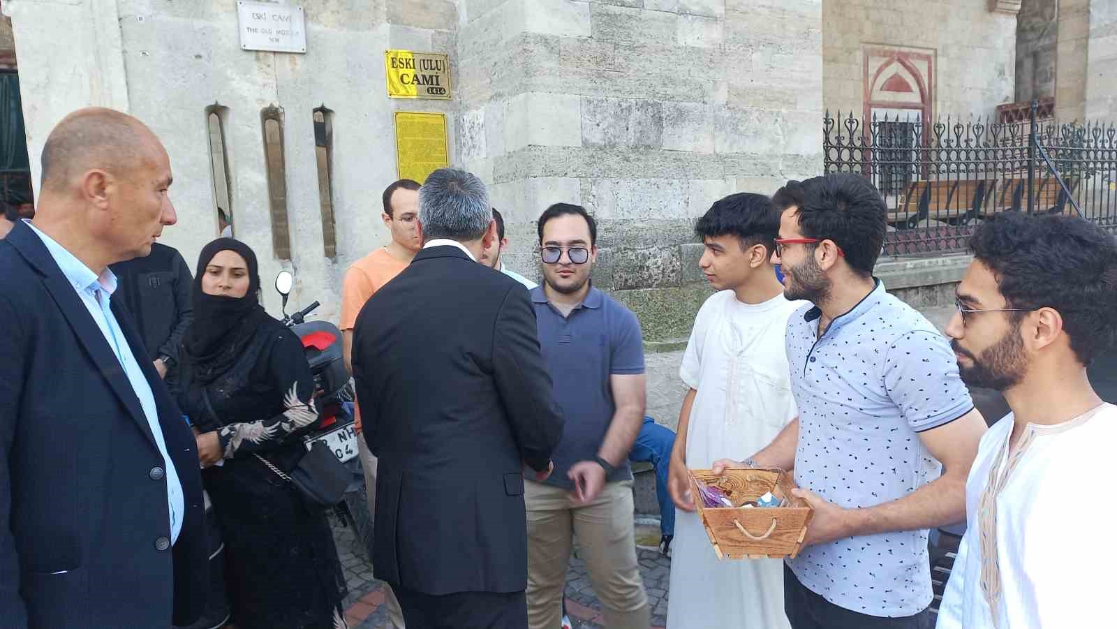 Yurt dışından Edirne’ye gelen Müslüman öğrencilerin bayram heyecanı