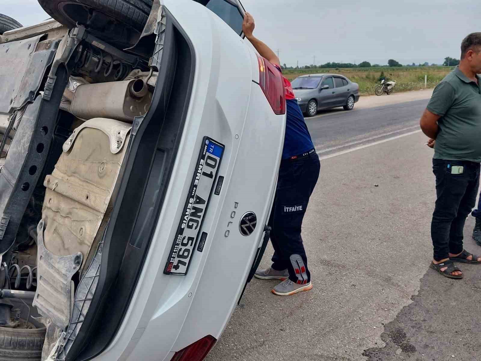 Kozan&rsquo;da trafik kazası: 3 yaralı
