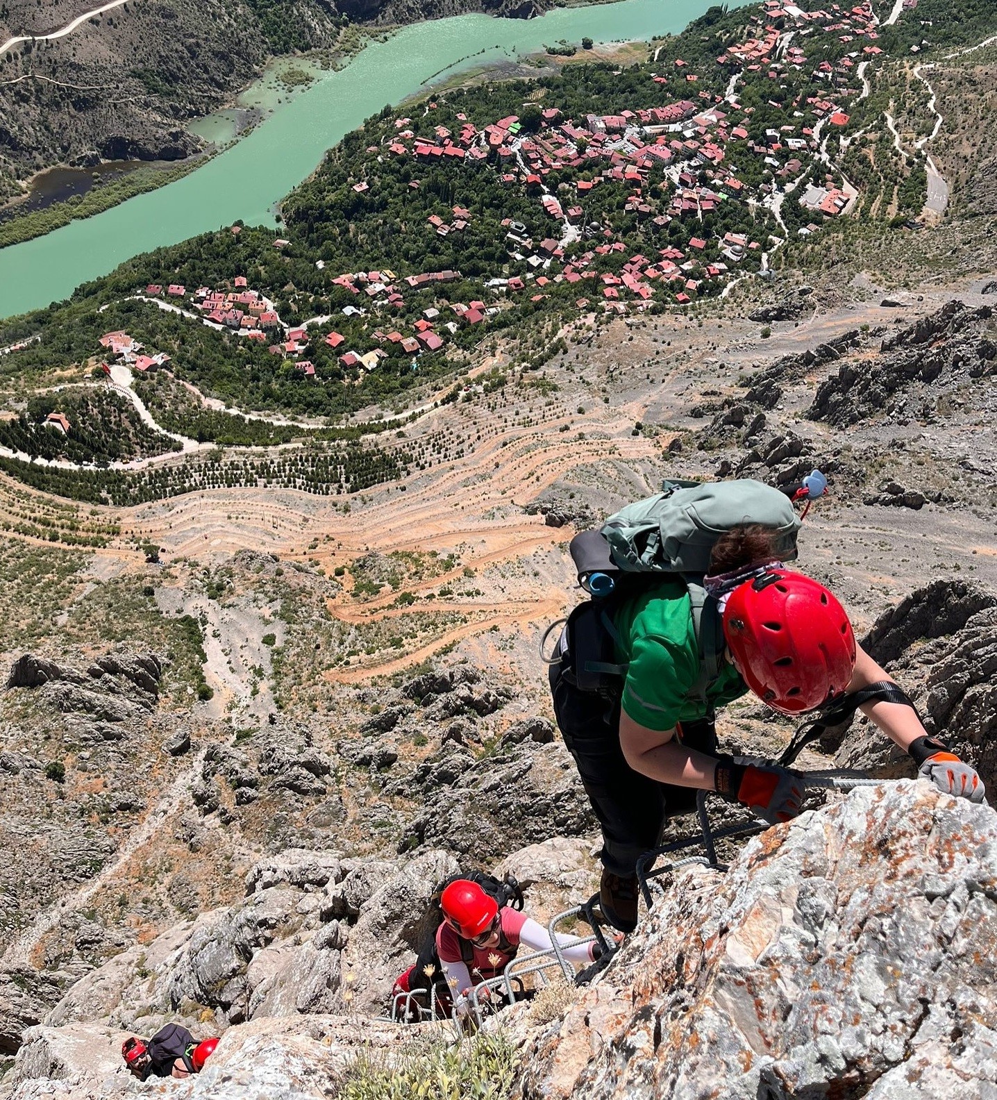 Dağcılar Kemaliye&rsquo;de zirveye ulaştı
