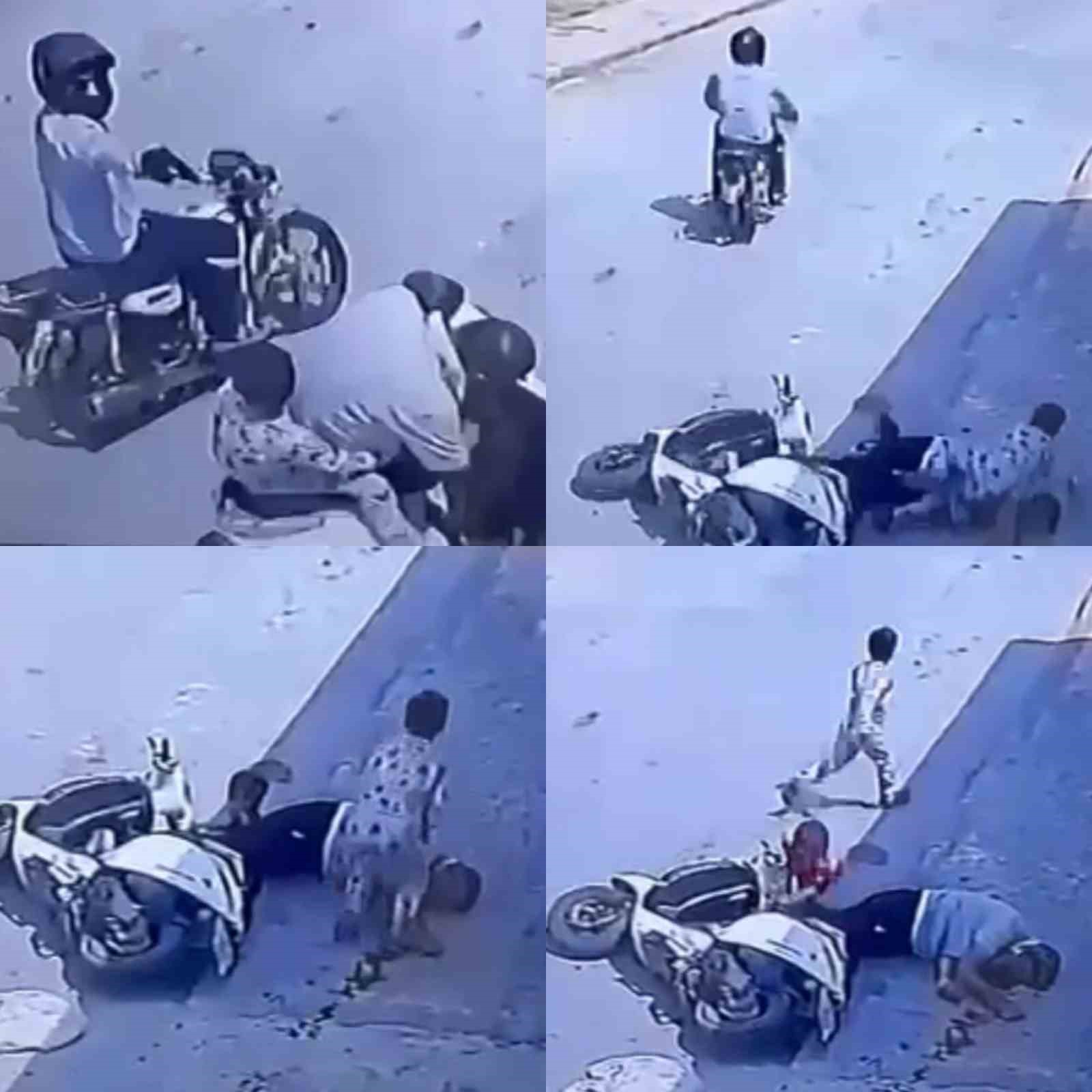 Dede torunlarının g&ouml;z&uuml; &ouml;n&uuml;nde vuruldu: O anlar kamerada
