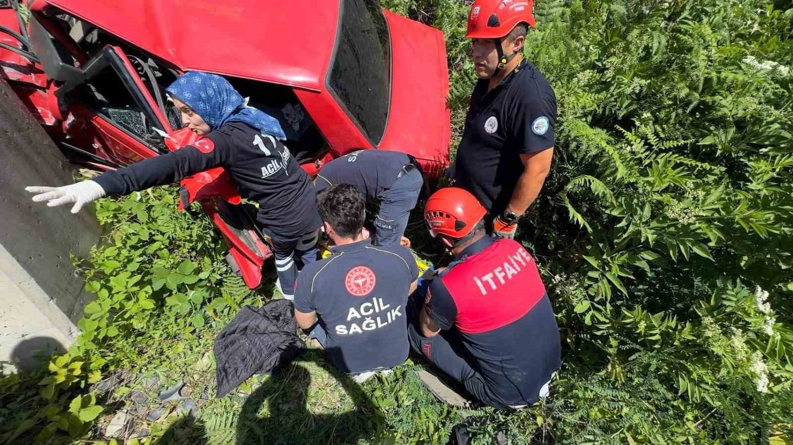 Karadeniz Ereğli&rsquo;de trafik kazası: 4 yaralı
