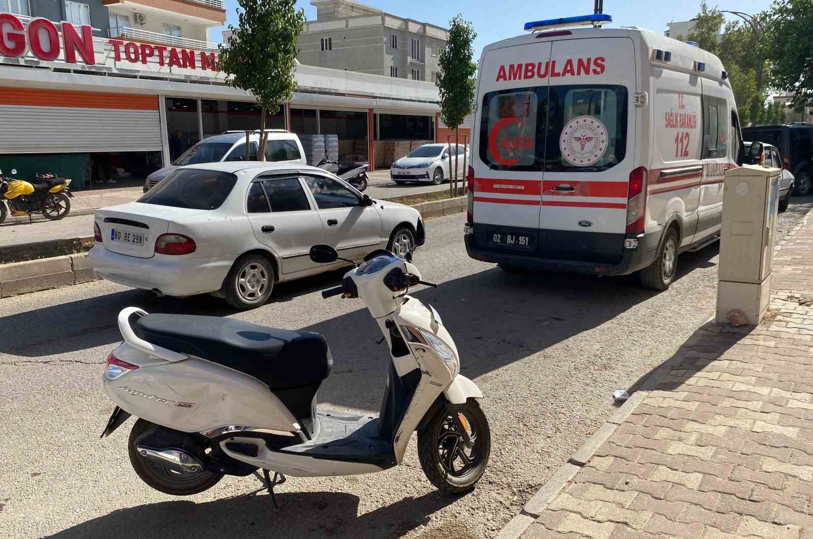 İki motosiklet &ccedil;arpıştı: 1 yaralı
