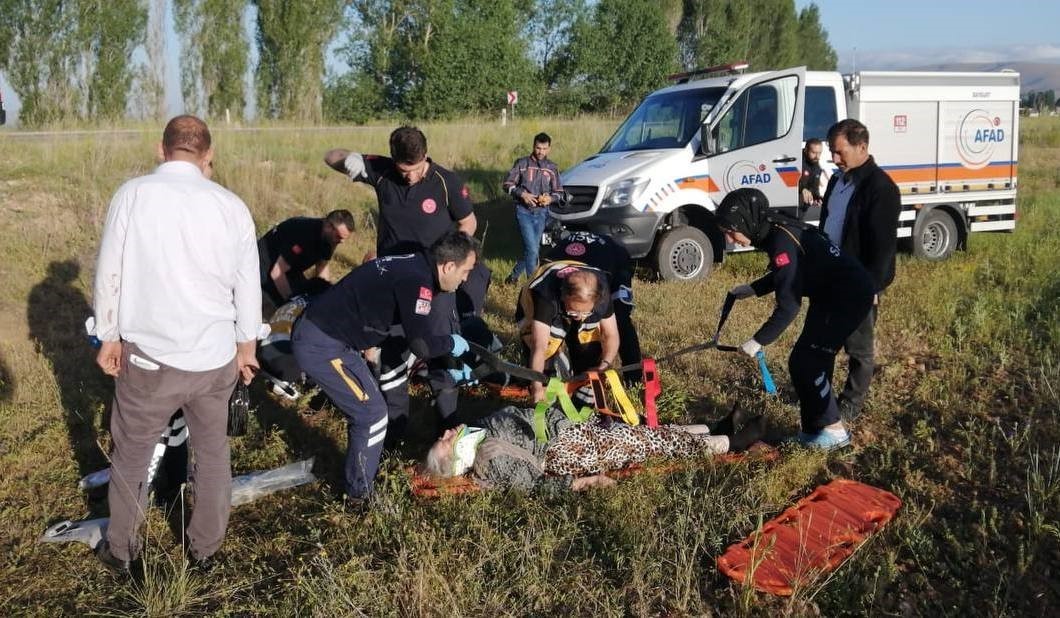 Bayburt’ta trafik kazası: 6 yaralı