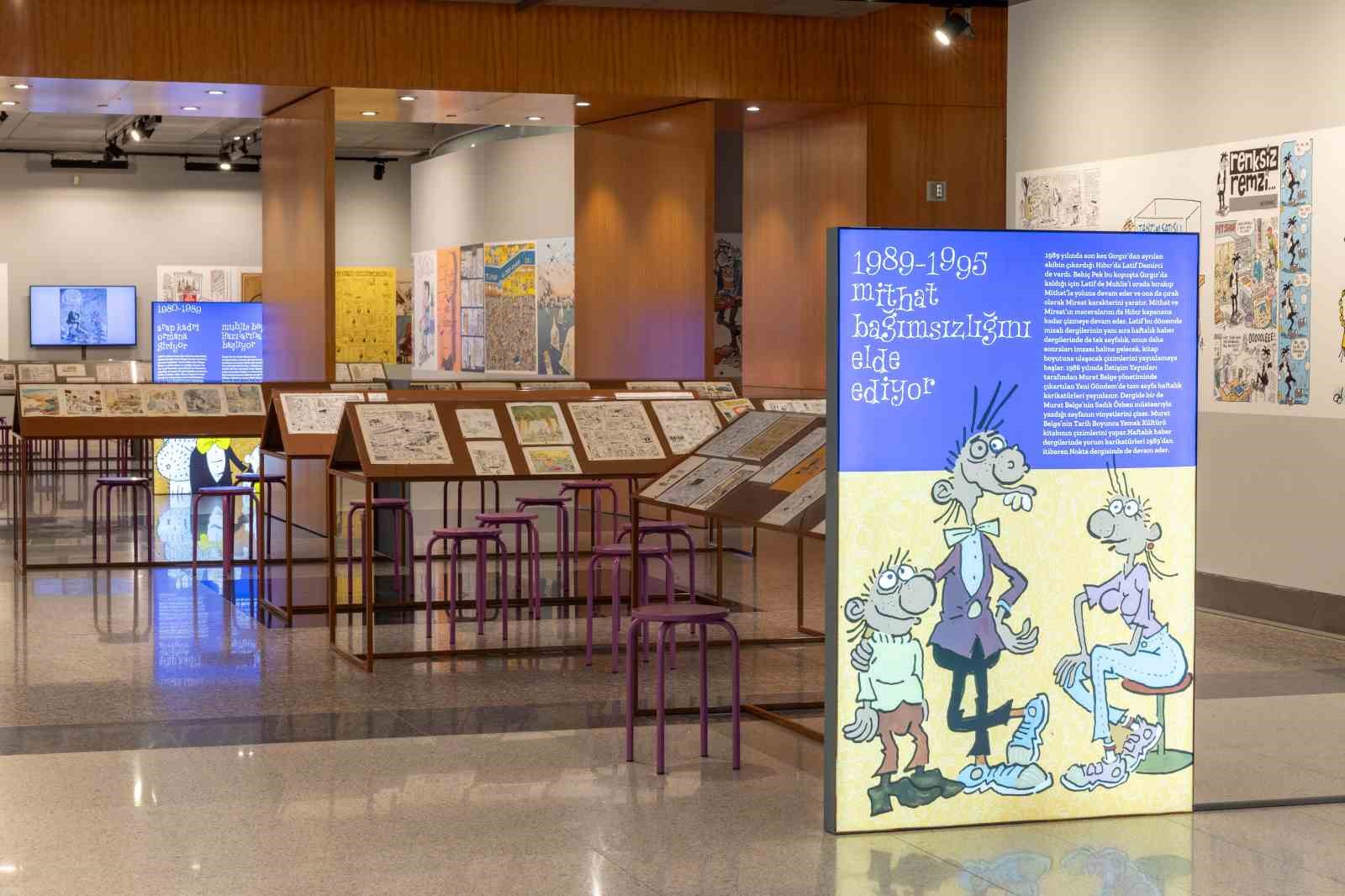 &lsquo;Yazan-&Ccedil;izen LATİF DEMİRCİ&rsquo; sergisinin s&uuml;resi uzatıldı
