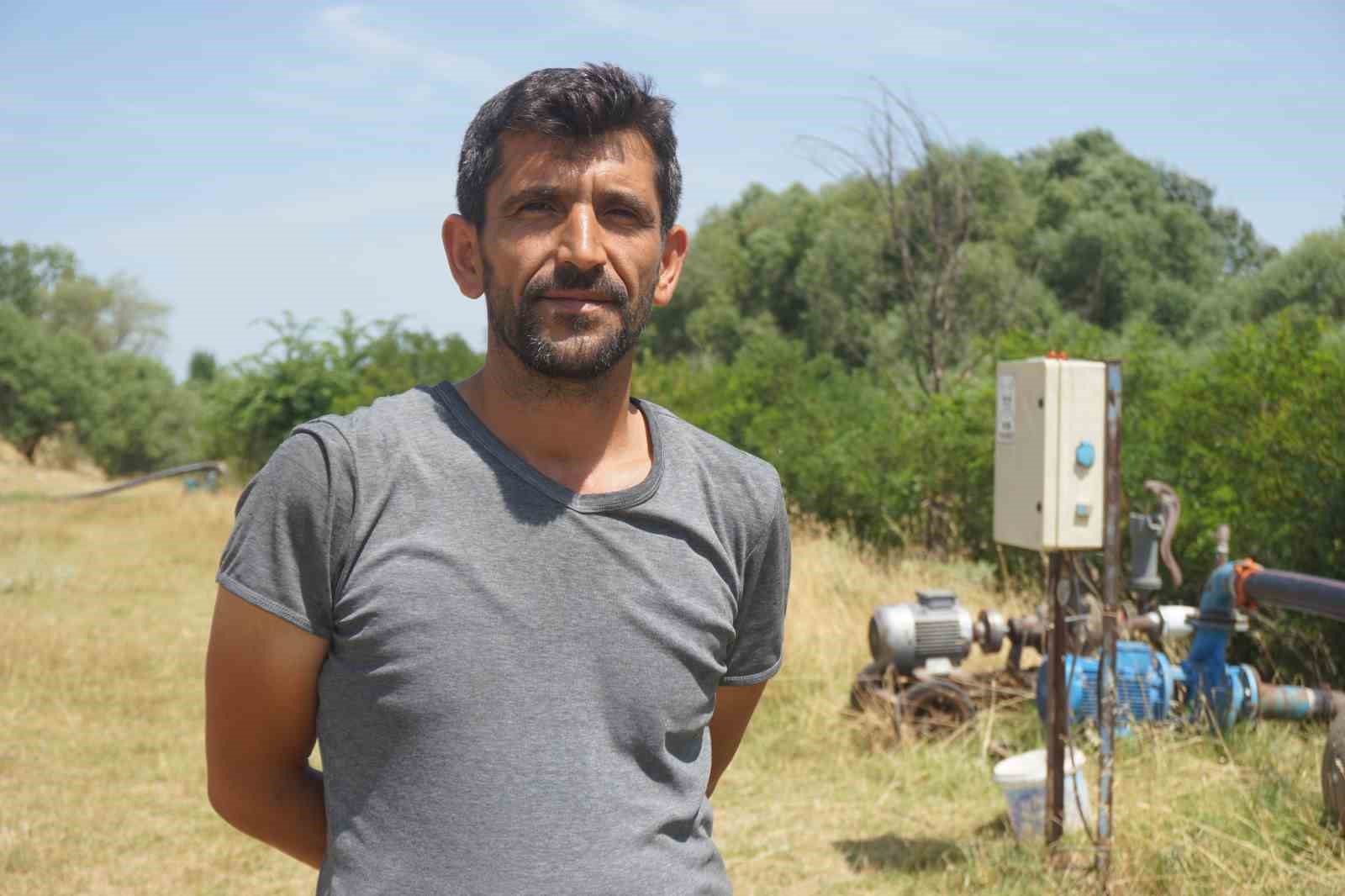 Tunca Nehri&rsquo;nde kuraklık alarmı: B&ouml;lge &uuml;reticisi endişeli
