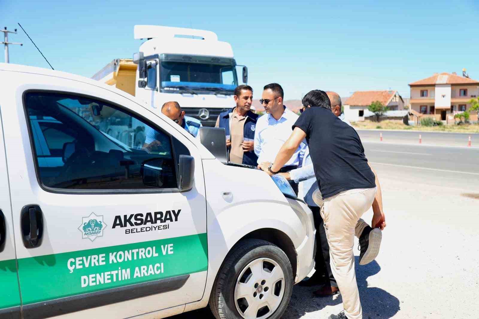 Aksaray Belediyesi izinsiz hafriyat dökümüne geçit vermiyor