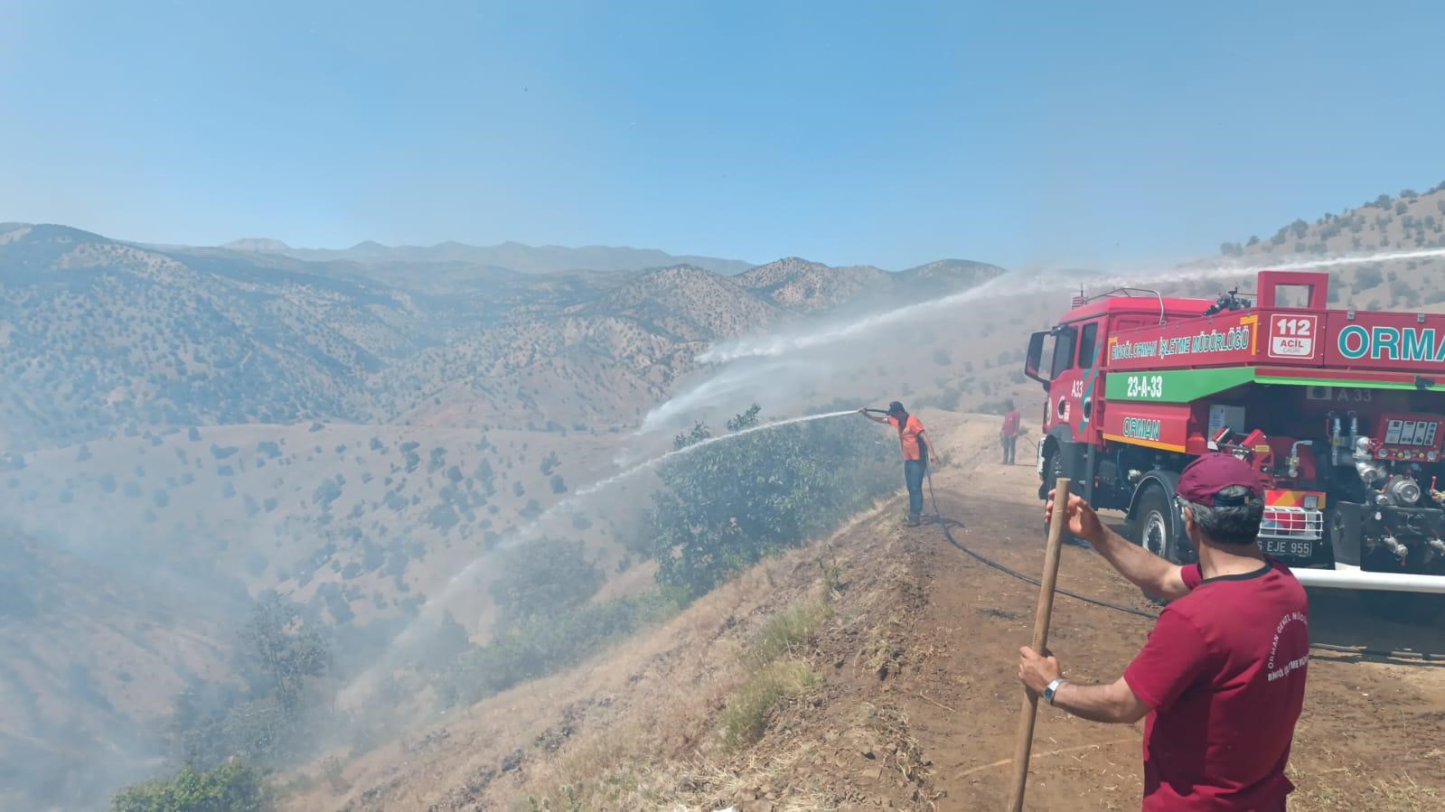 Bingöl’de iki ayrı ilçedeki orman yangınları söndürüldü
