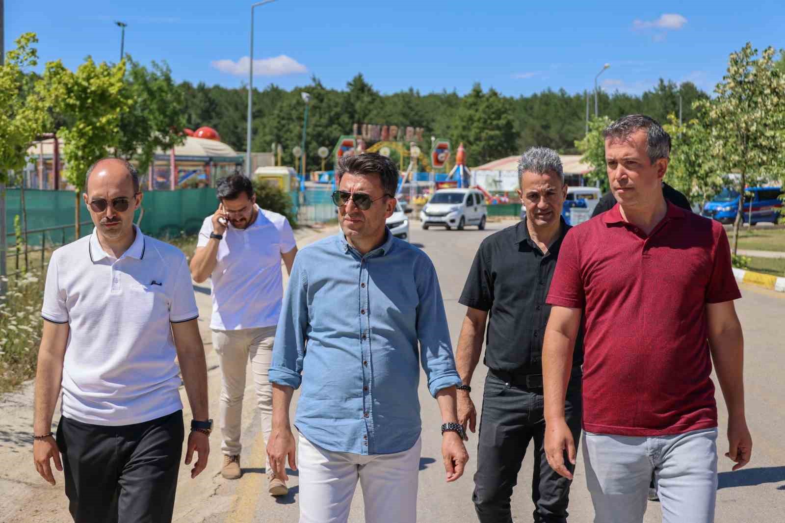 Vali Aygöl, Pelitözü Gölpark’taki çalışmaları inceledi