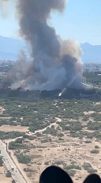 Antalya&rsquo;da orman yangın
