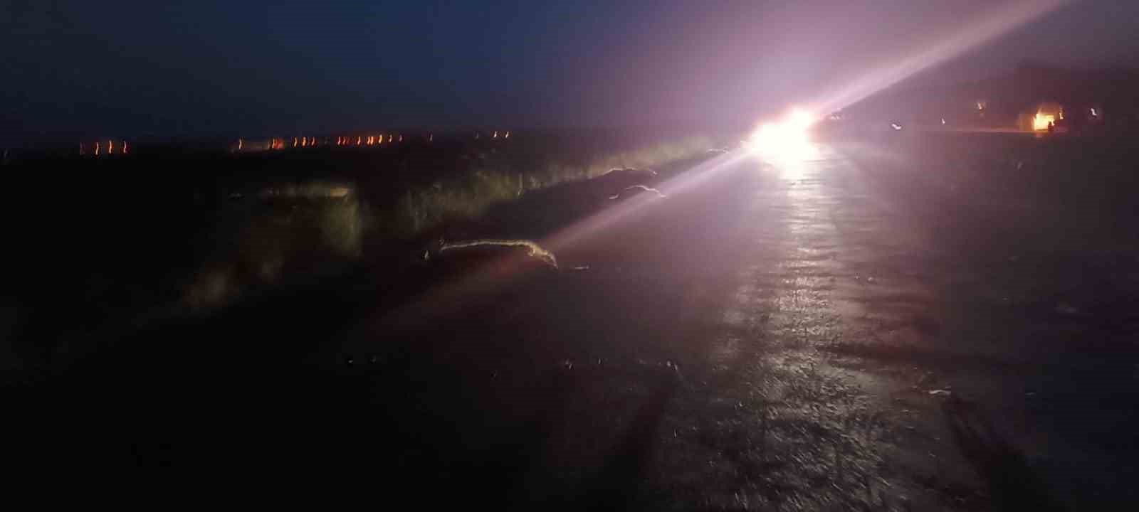 Otomobilin &ccedil;arptığı &ccedil;ok sayıda koyun telef oldu
