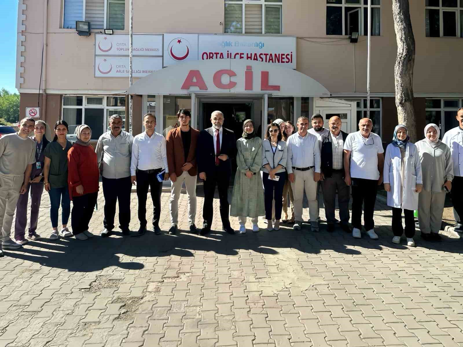 Orta İlçe Devlet Hastanesinde çalışmalar tam hız devam ediyor
