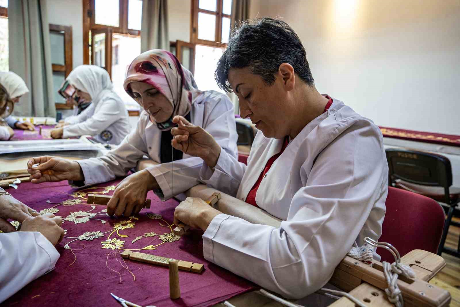 Eskiyen puşideler Tokat’ta yeniden ilmek ilmek işleniyor
