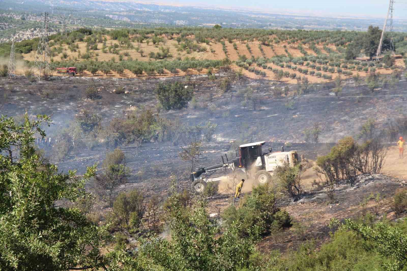 Çal’da makilik alanda çıkan yangında 20 hektar alan zarar gördü
