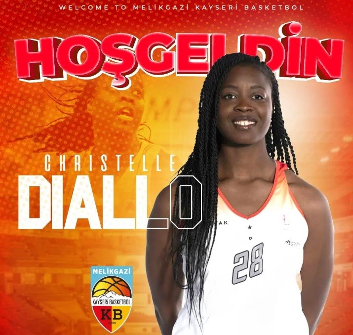 Christelle Diallo, Melikgazi Kayseri Basketbol’da
