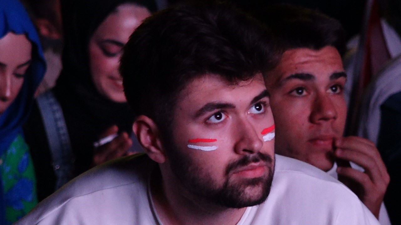 Kırklareli’nde milli maç heyecanı dev ekranda yaşandı