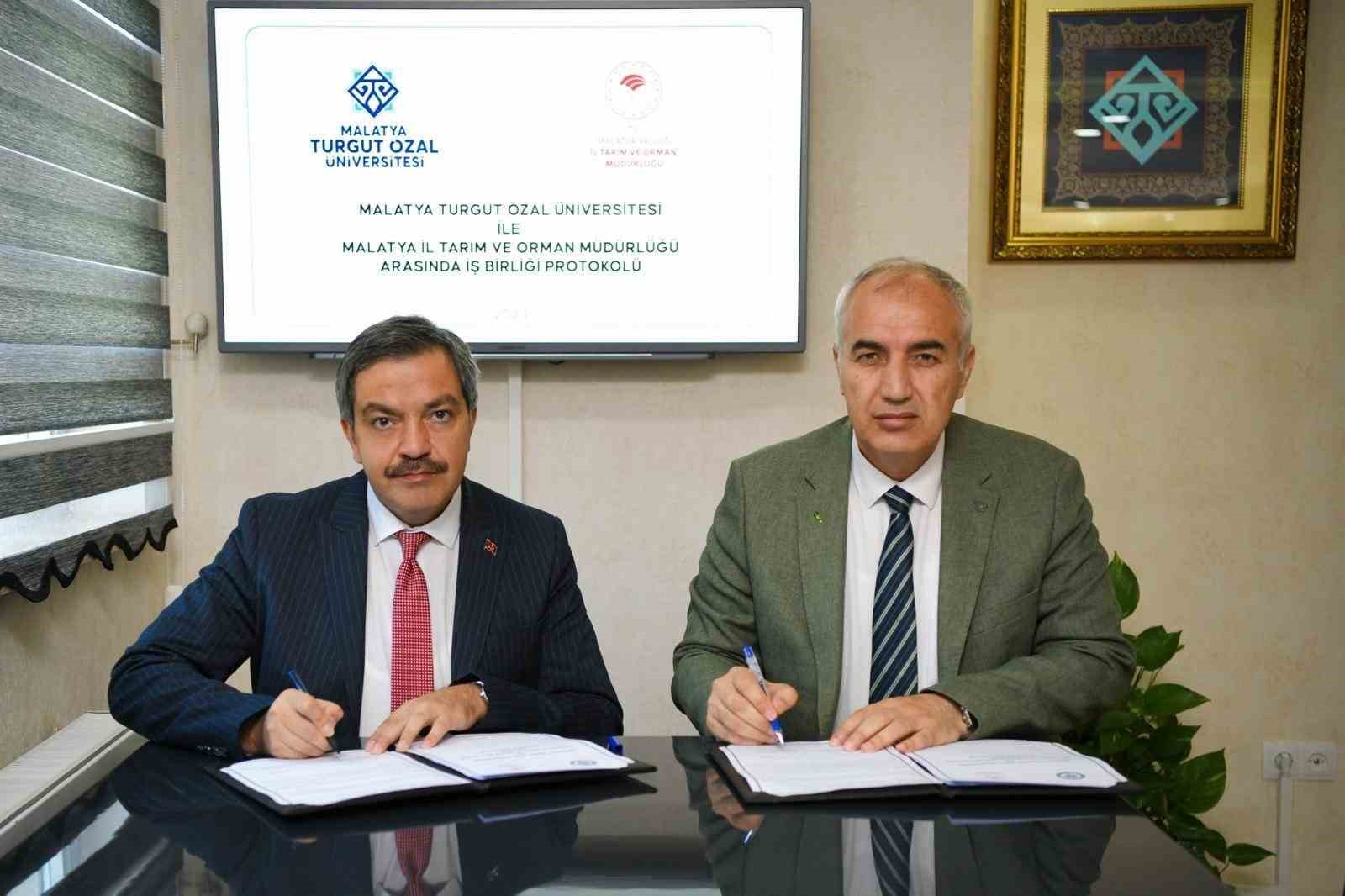 MT&Uuml; ile Tarım ve Orman il M&uuml;d&uuml;rl&uuml;ğ&uuml; arasında iş birliği protokol&uuml;
