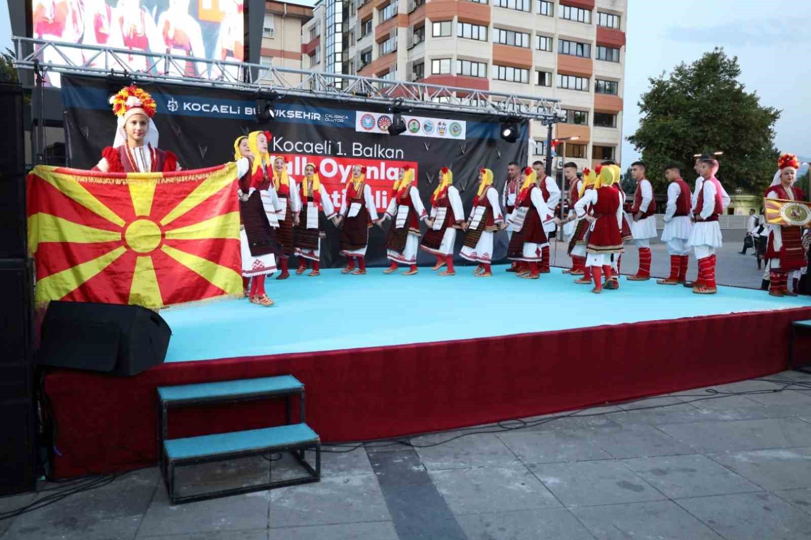 Kocaeli 1. Balkan Halk Oyunları Festivali başladı

